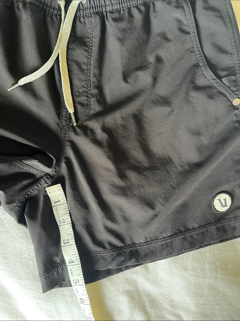 Vuori Black Athletic Drawstring Shorts - Picture 3 of 9